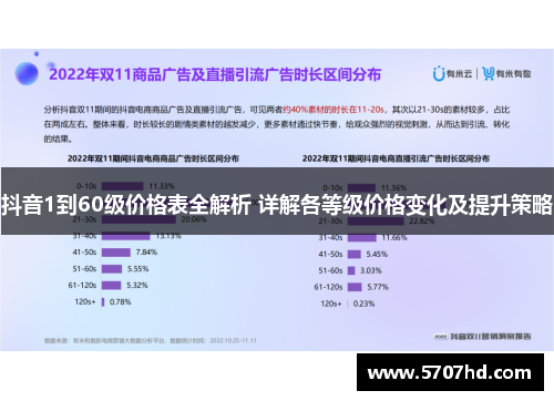 抖音1到60级价格表全解析 详解各等级价格变化及提升策略