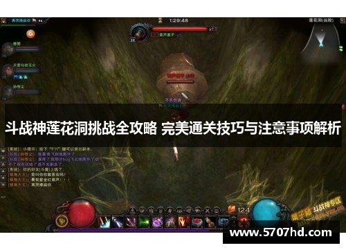 斗战神莲花洞挑战全攻略 完美通关技巧与注意事项解析